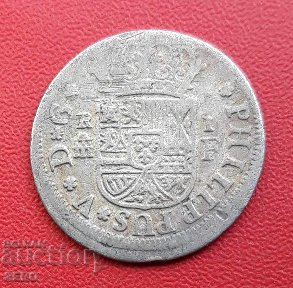 Spain-1 real 1727-silver