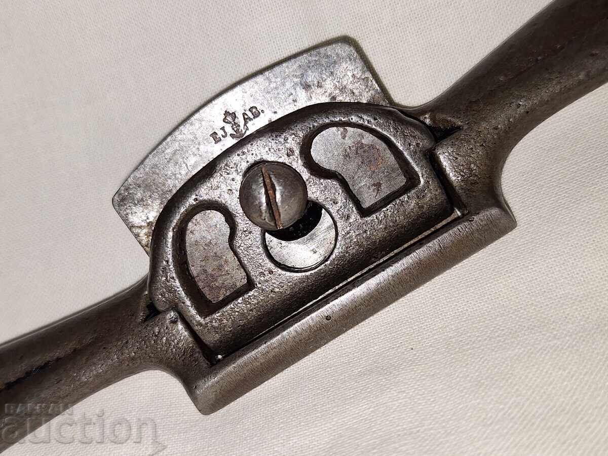Antique branded Swedish wood plane, drawknife with price € 35.00 | 68.45 BGN