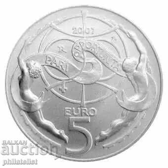 San Marino 2007 - set bancnote Euro + monedă de argint 5 euro - 6