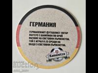 Suport de bere Kamenitza Cupa Mondială 2010