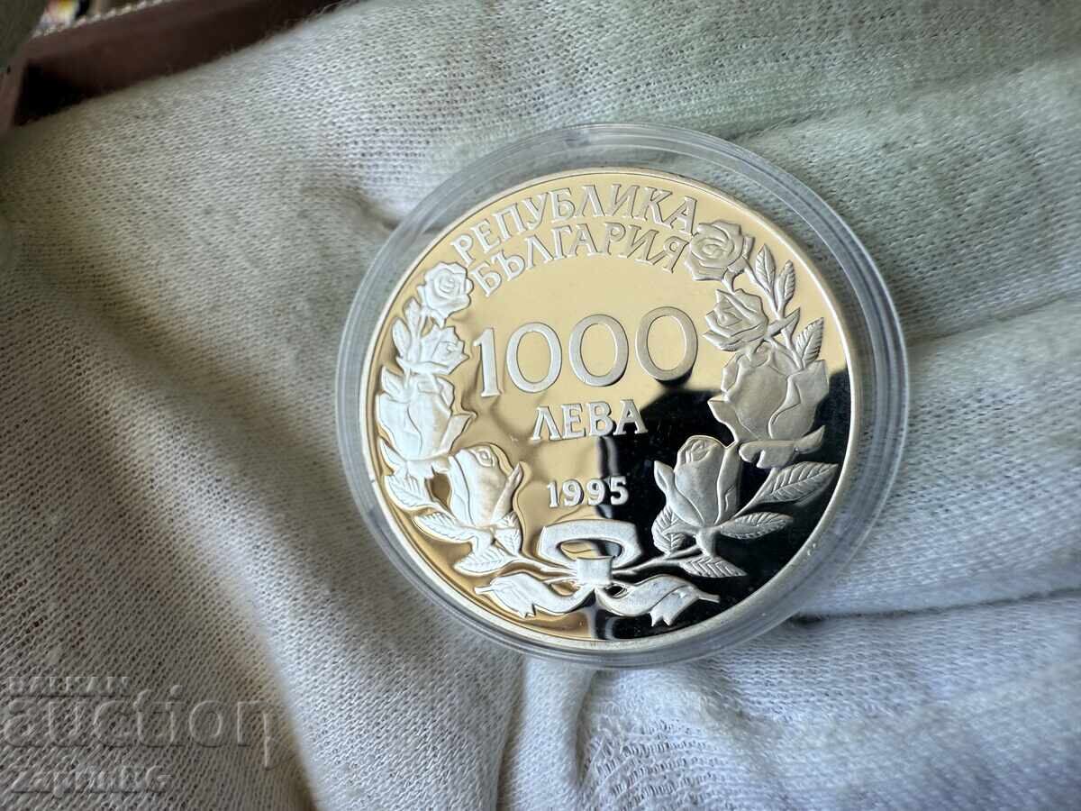 1000 levs 1995 jockey on horse with price € 70.00 | 136.91 BGN
