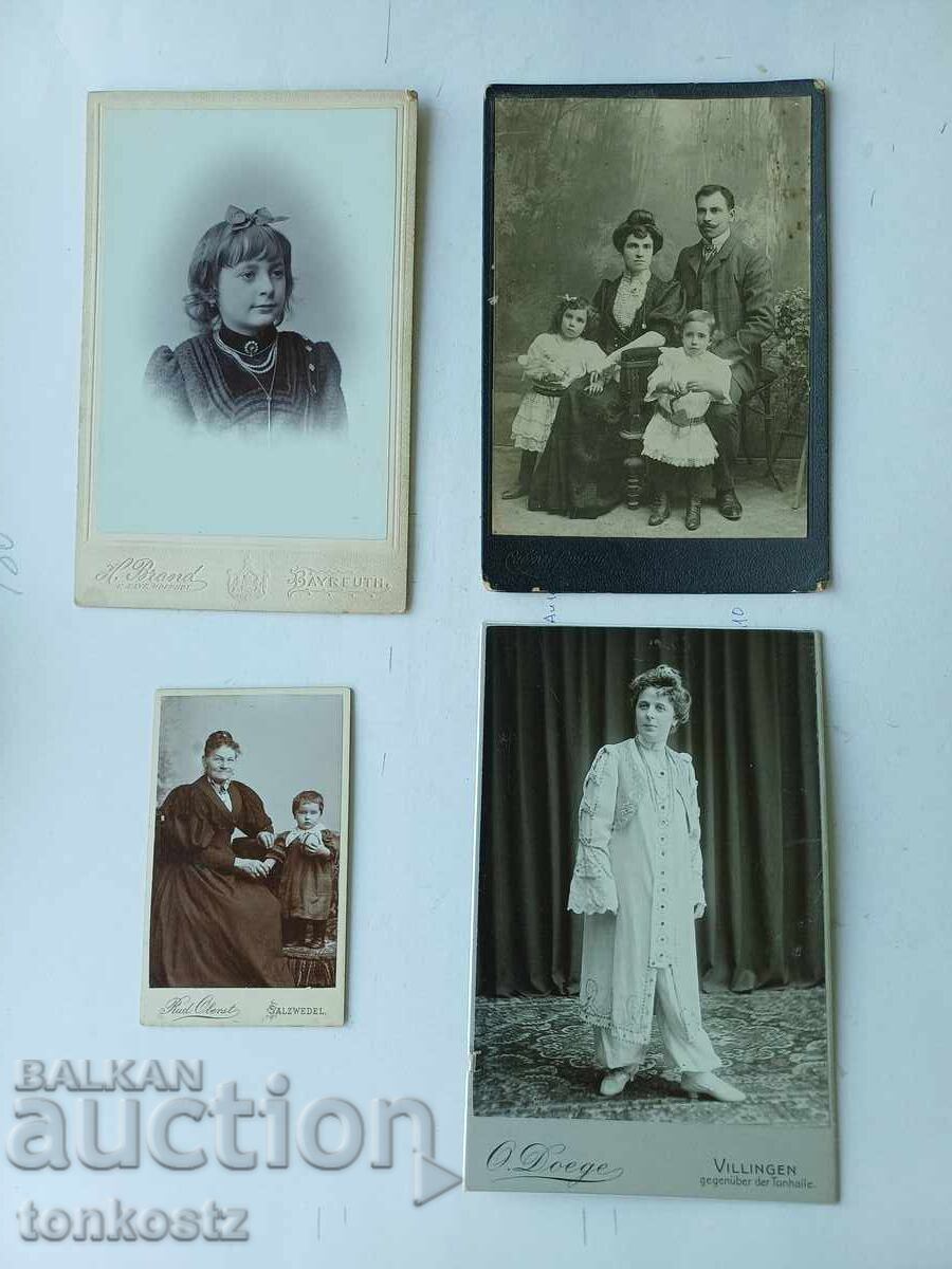 4 pcs photos on cardboard 4 pcs photos on cardboard