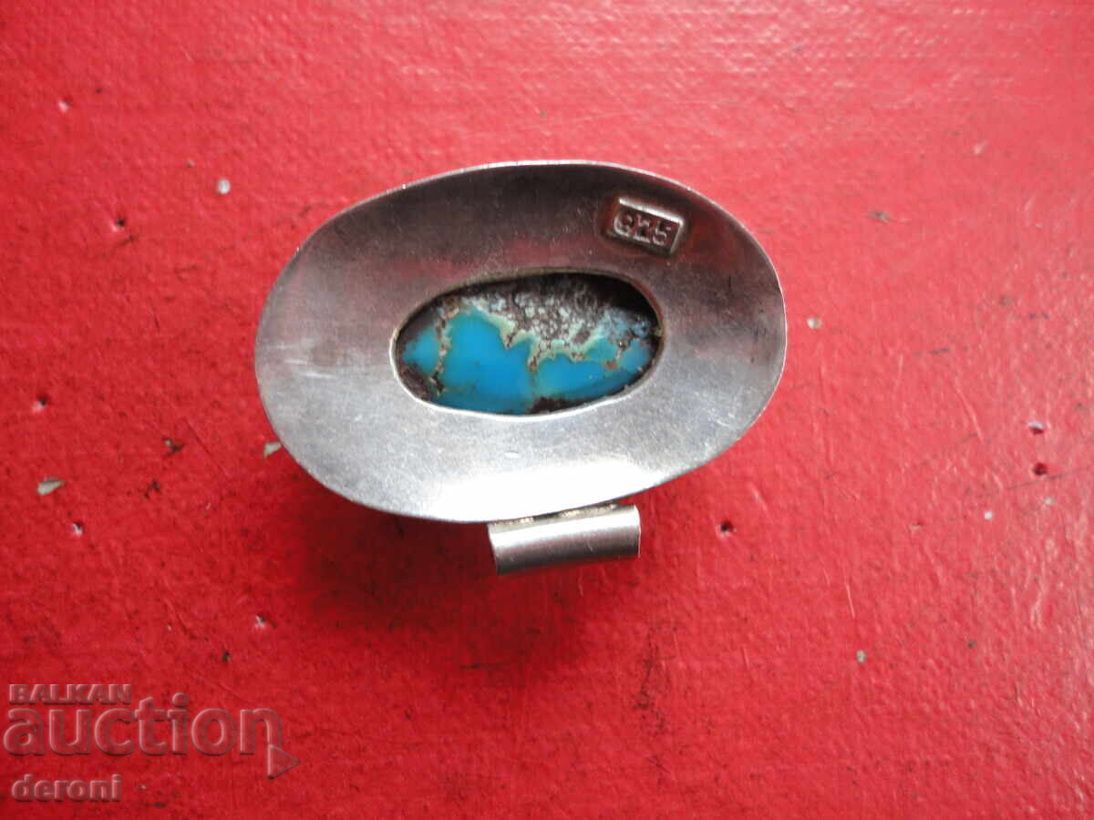 Delivery of Silver pendant with turquoise