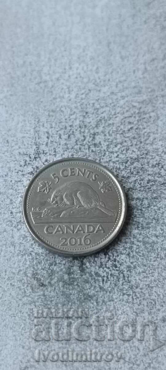 Canada 5 cenți 2010 Canada 5 cenți 2010
