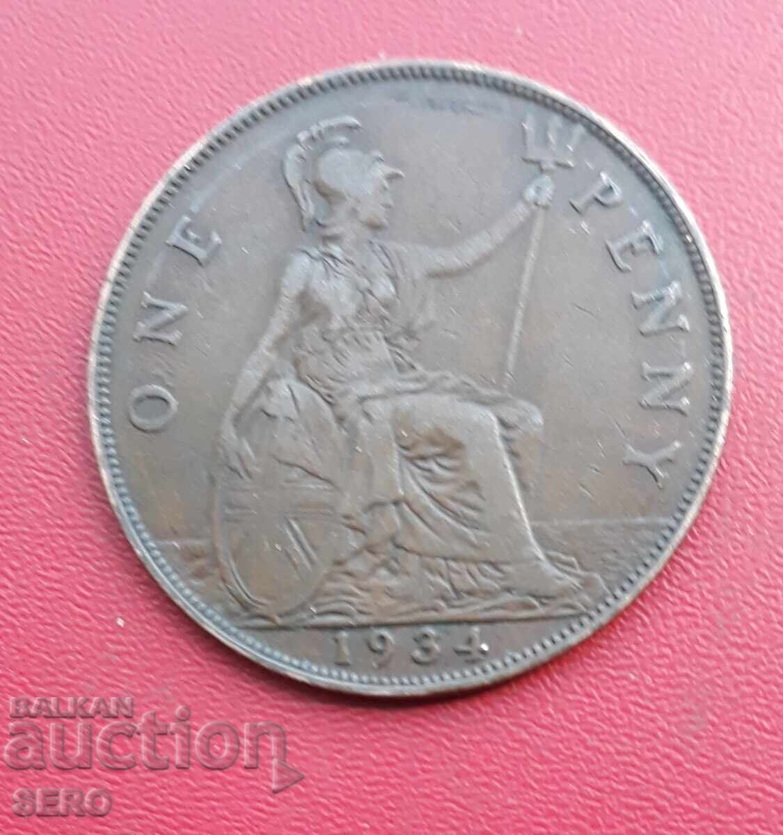 Great Britain - 1 Penny 1934