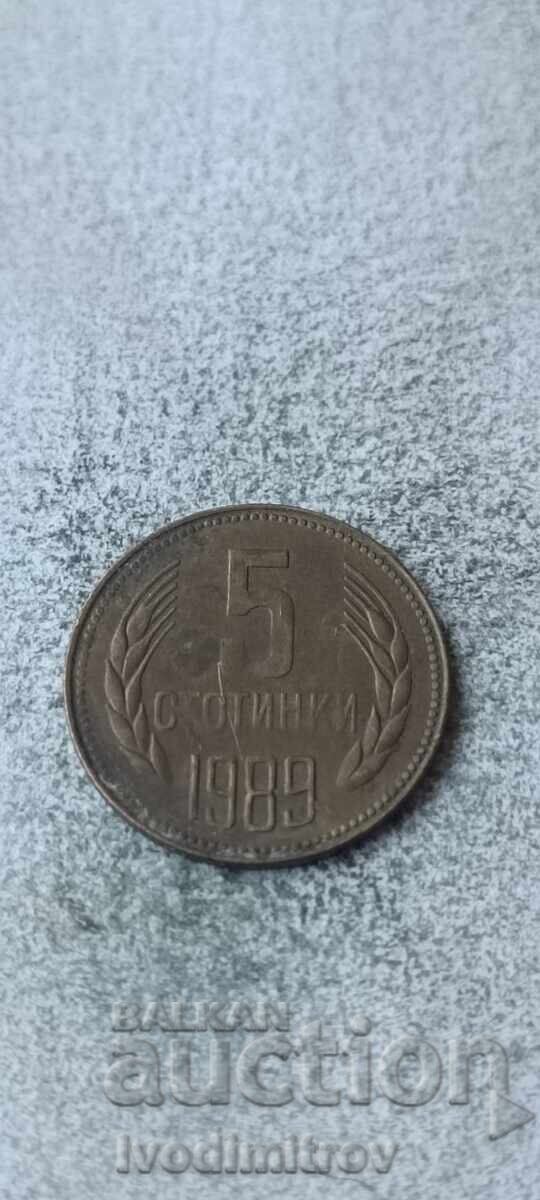 5 cenți 1989 5 cenți 1989
