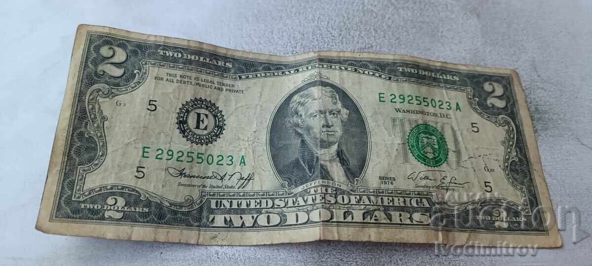 US $2 1976 US $2 1976