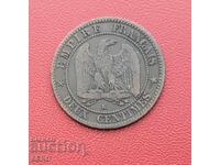 Франция-2 цента 1862 К-Бордо