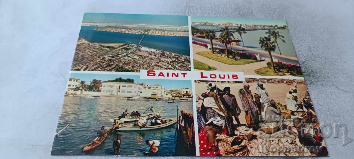 Carte poștală Saint Louis Colaj