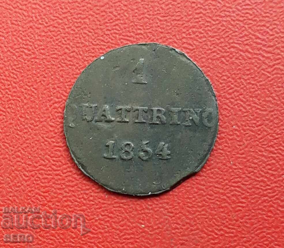 Tuscany-1 Quattrino 1854