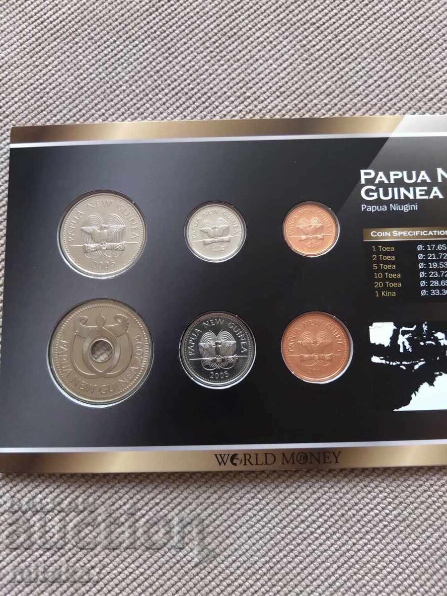 Auction  Papua New Guinea coin set