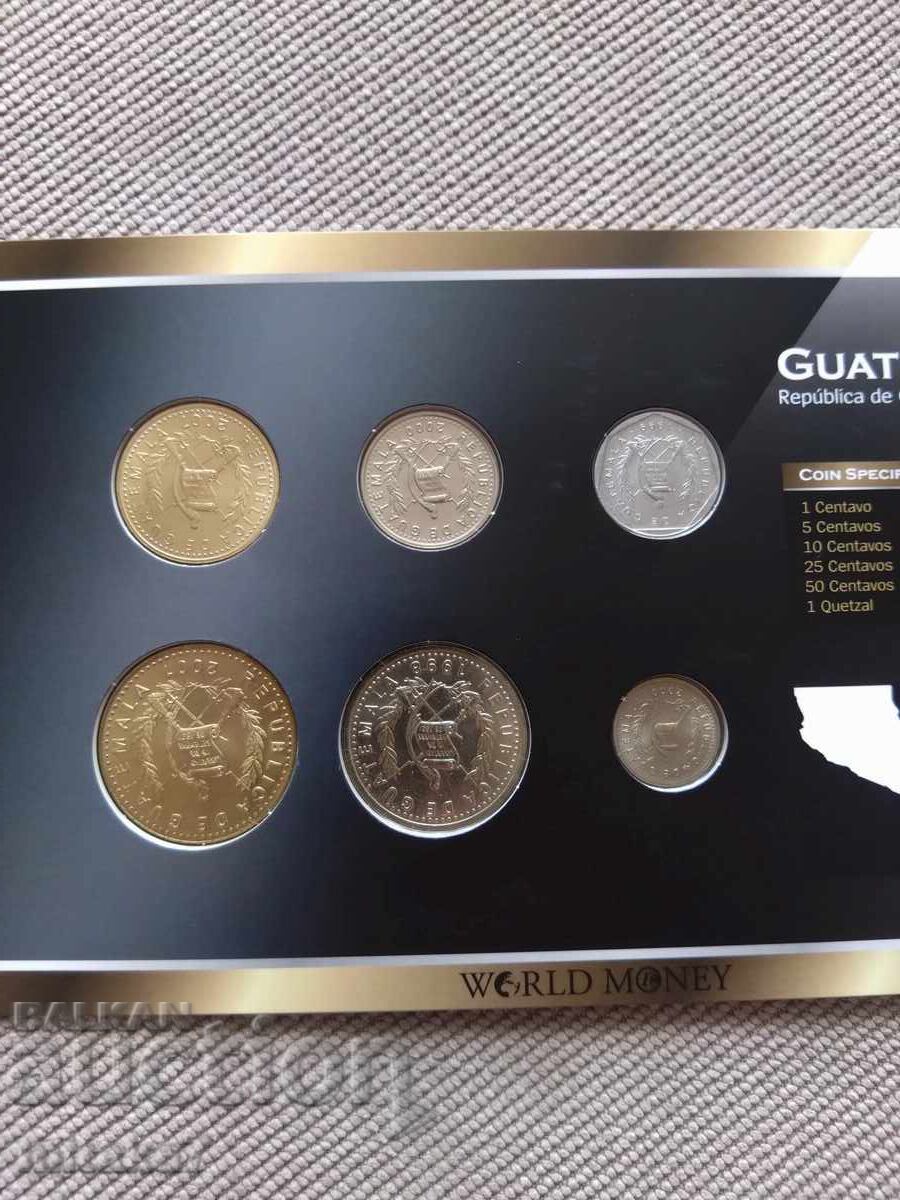 Licitație Set monede Guatemala Licitație Set monede Guatemala