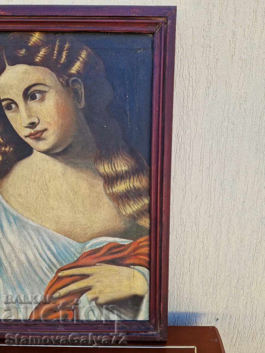 Delivery of Beautiful antique oil on canvas painting