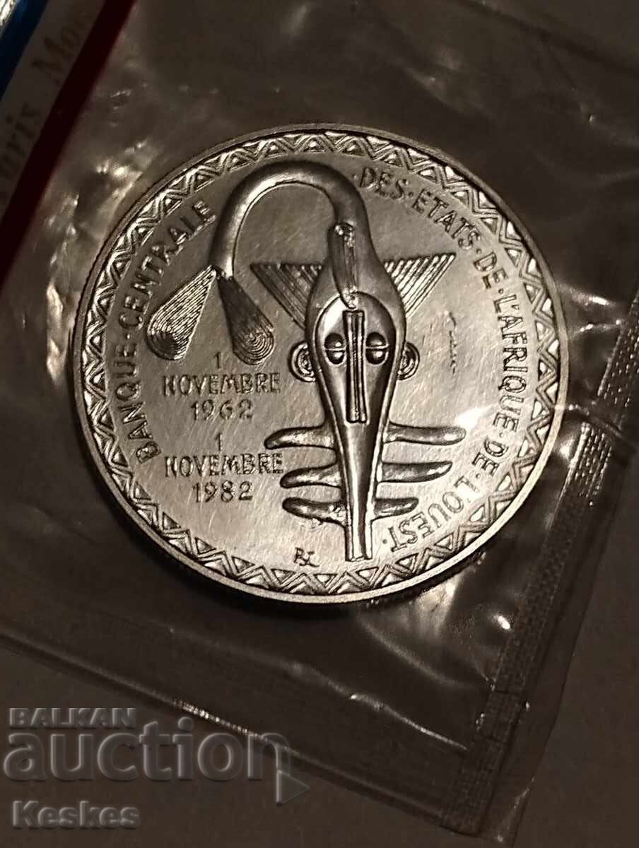 West African States 5000 francs 1982 Essai proof - 5