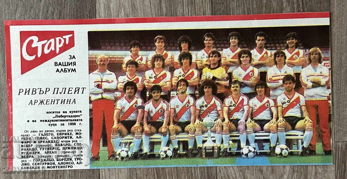 River Plate 1986 Argentina World Champion Libertadores
