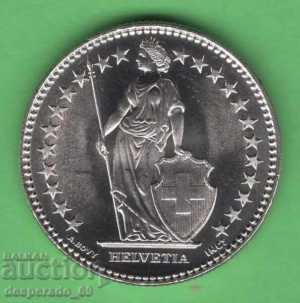 (¯`'•.¸ 2 francs 2007 SWITZERLAND UNC ¸.•'´¯) with price € 3.60 | 7.04 BGN