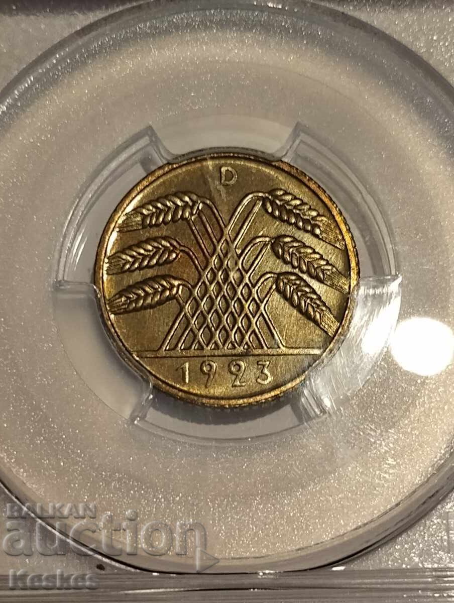 Auction Germany Weimar 10 pfennig 1923 Auction Germany Weimar 10 pfennig 1923