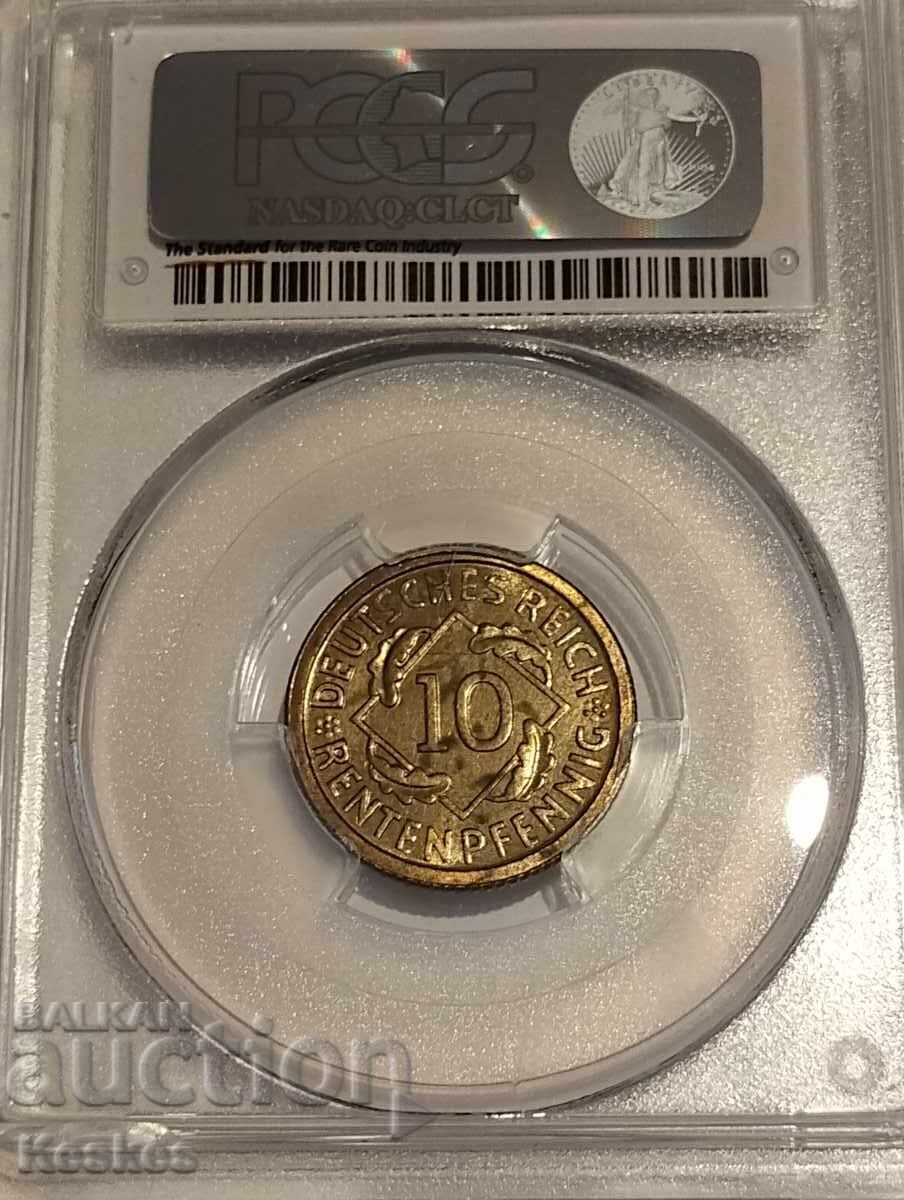 Germany Weimar 10 pfennig 1923 - 7 Germany Weimar 10 pfennig 1923 - 7