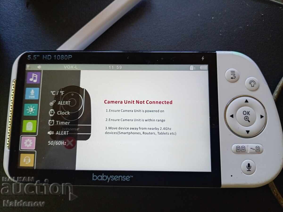 Babysense 5.5" HD 1080P Baby Monitor with price € 10.00 | 19.56 BGN