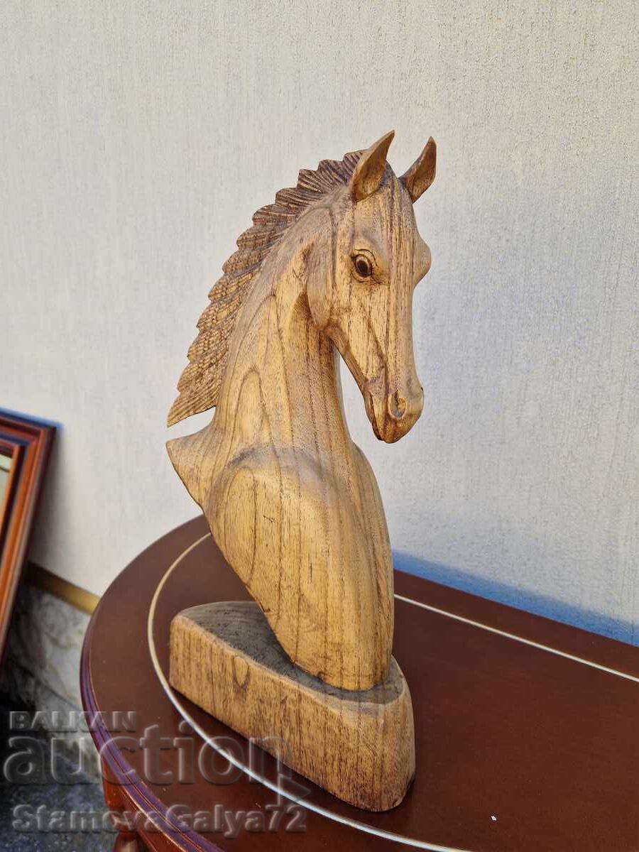 Доставка на Уникална антикварна дървена фигура скулптура дърворезба