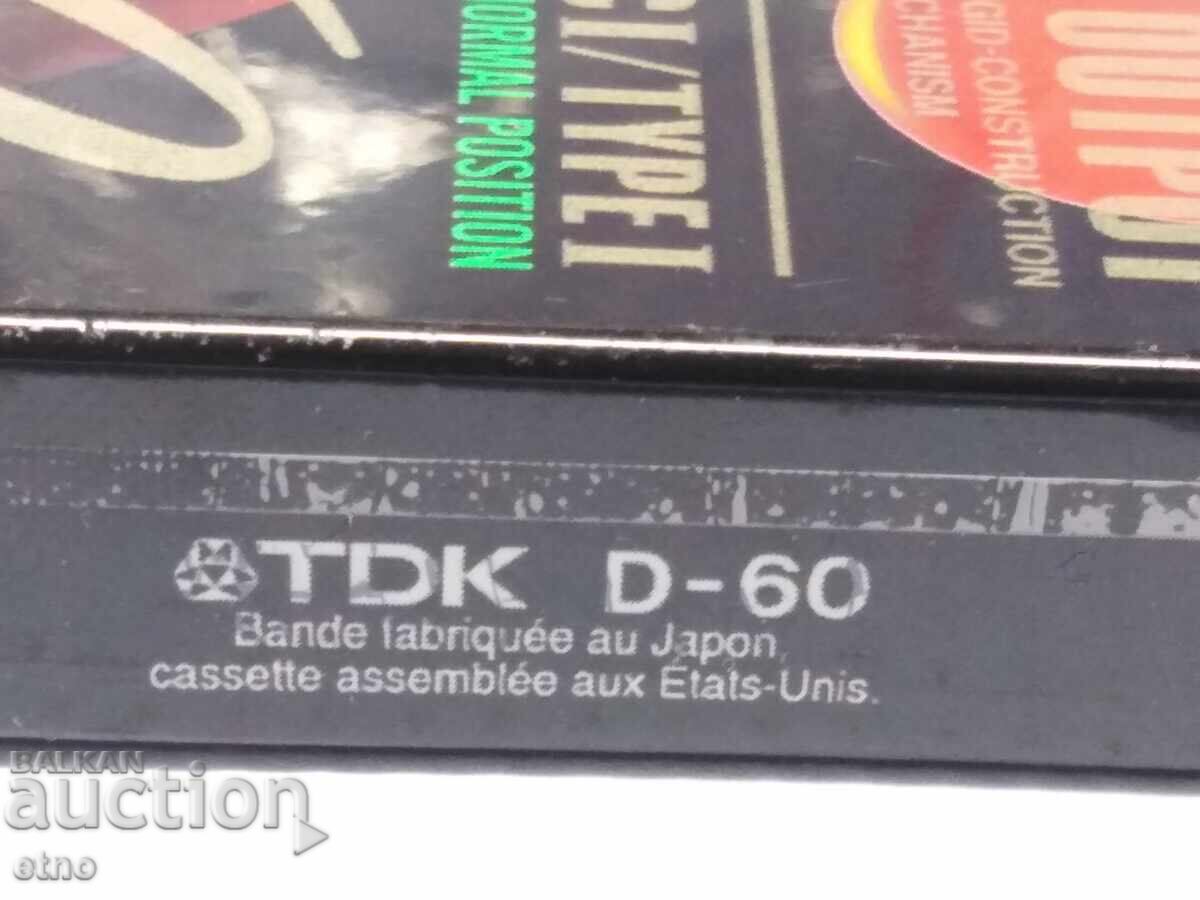 Licitație CASETA AUDIO NOUA - TDK 60, caseta, casetofon