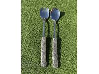 Royal Selangor Sunflower salad set – pewter