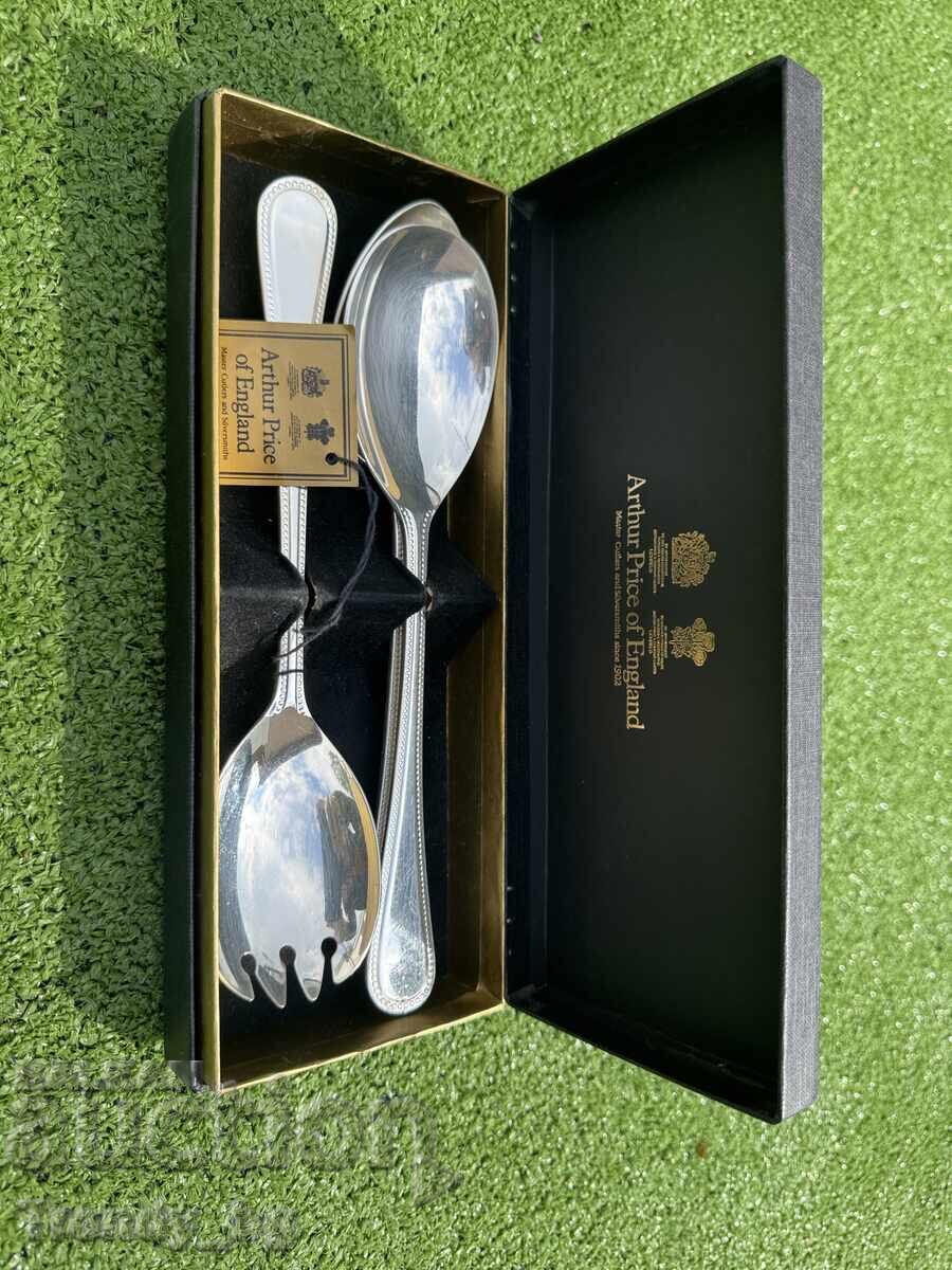 NOU Set luxos argintat "Arthur Price of England"