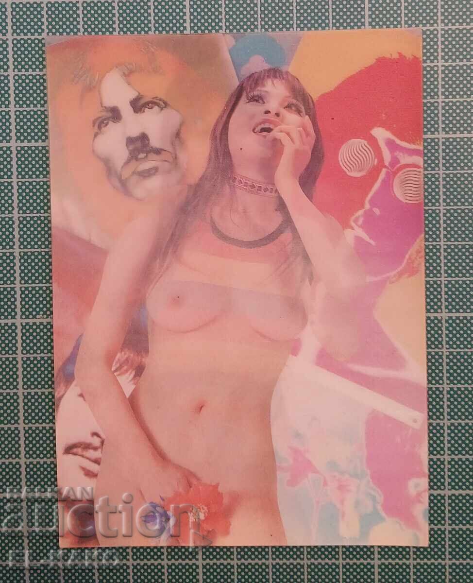 Erotica, stereo postcard from the 70s-80s - 5