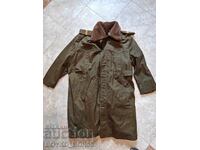 Българска Военна Офицерска Соц Зимна Строева Шуба 1970те г.