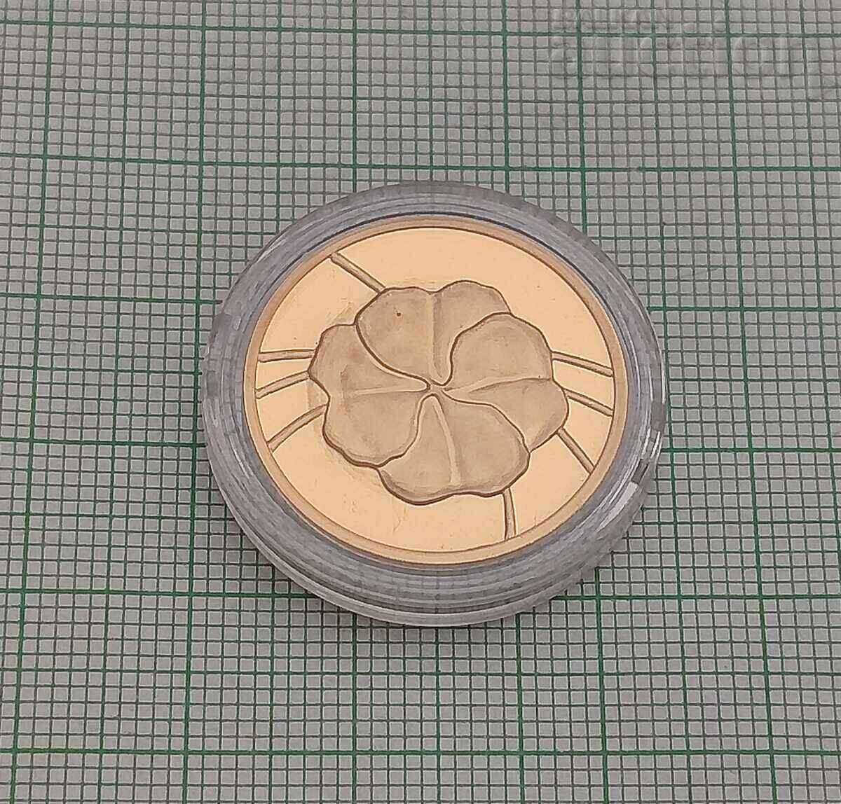 PLACETĂ PLACATĂ CU AUR DRAGOSTE NOROC cu preț € 5.00 | 9.78 BGN PLACETĂ PLACATĂ CU AUR DRAGOSTE NOROC cu preț € 5.00 | 9.78 BGN