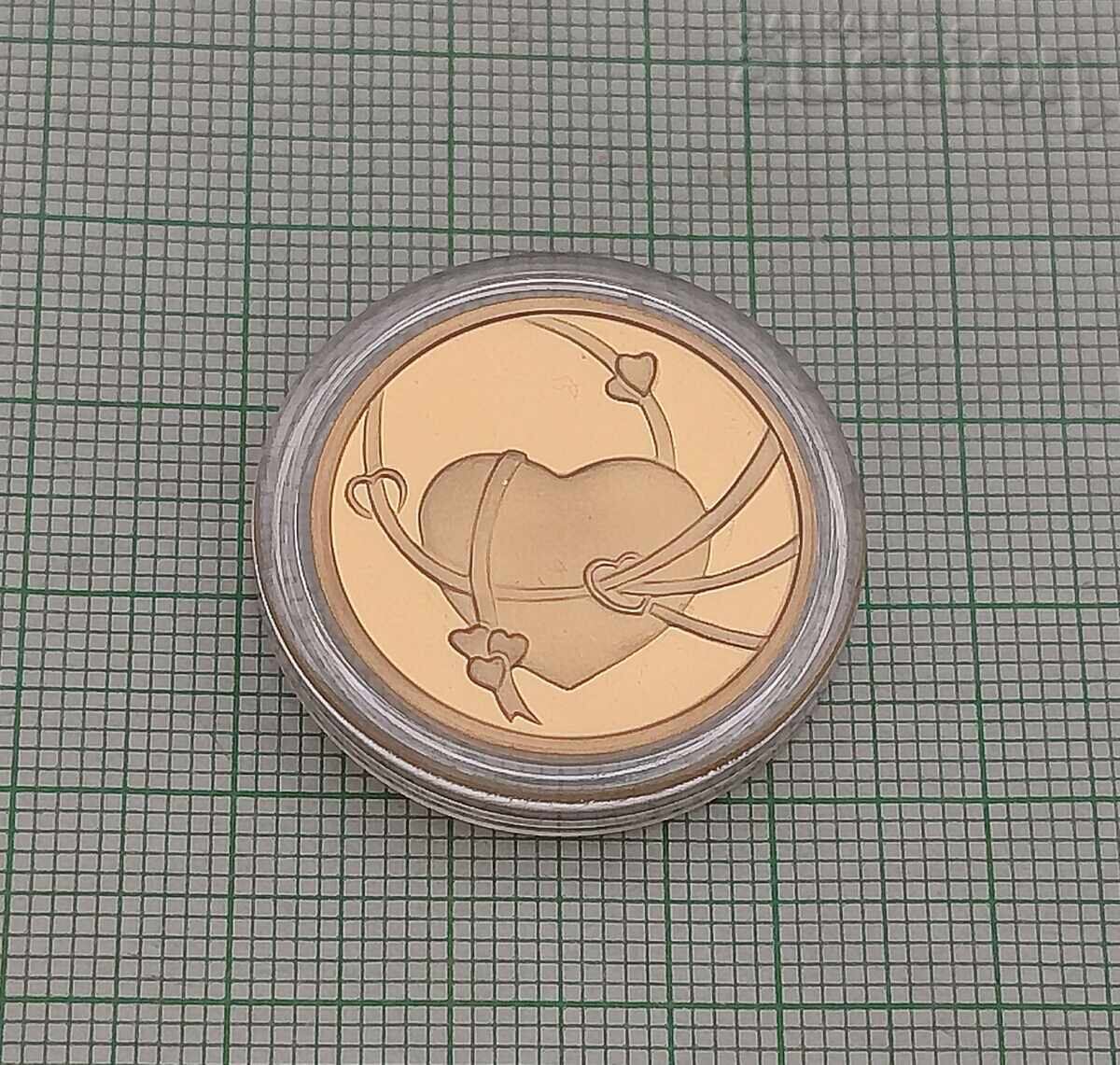PLACETĂ PLACATĂ CU AUR DRAGOSTE NOROC PLACETĂ PLACATĂ CU AUR DRAGOSTE NOROC
