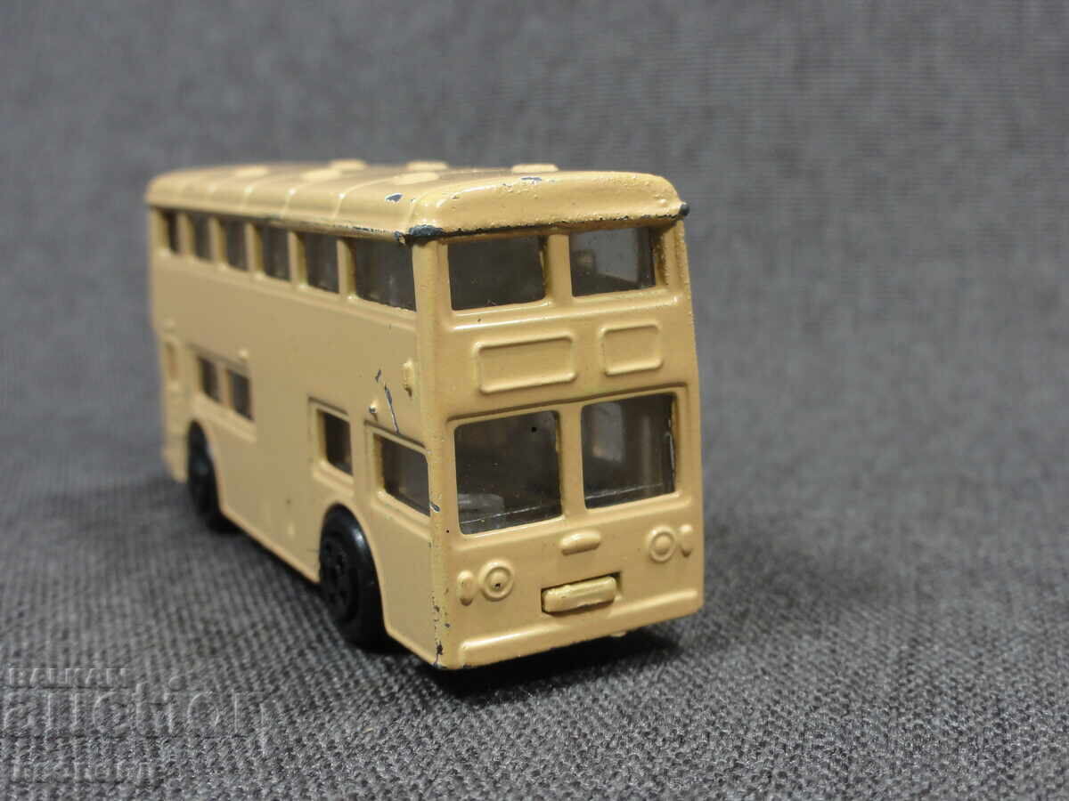OLD RETRO METAL TOY LONDON BUS HONG KONG - 5