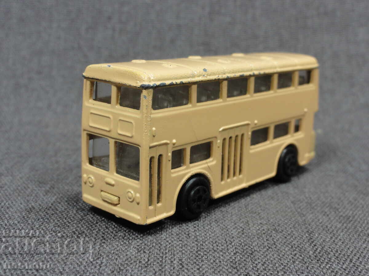 OLD RETRO METAL TOY LONDON BUS HONG KONG