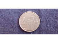 Югославия 2 динара 2002