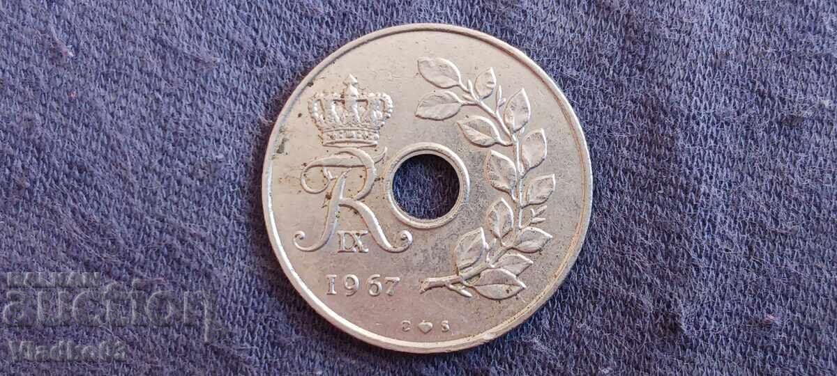 Danemarca 25 øre 1967 cu preț € 0.29 | 0.57 BGN