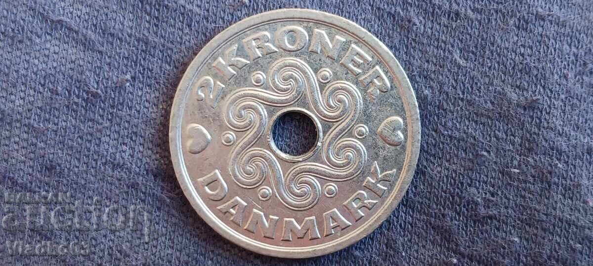 Denmark 2 kroner 1992