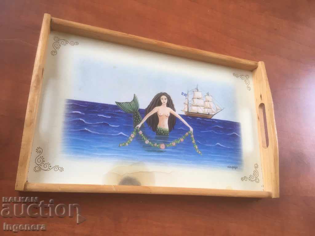 Delivery of WOODEN TRAY ANTIQUE