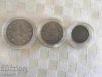 COIN COINS SET 2 LEVA 1 LEV AND 50 STOTINKI 1916 REPLICA