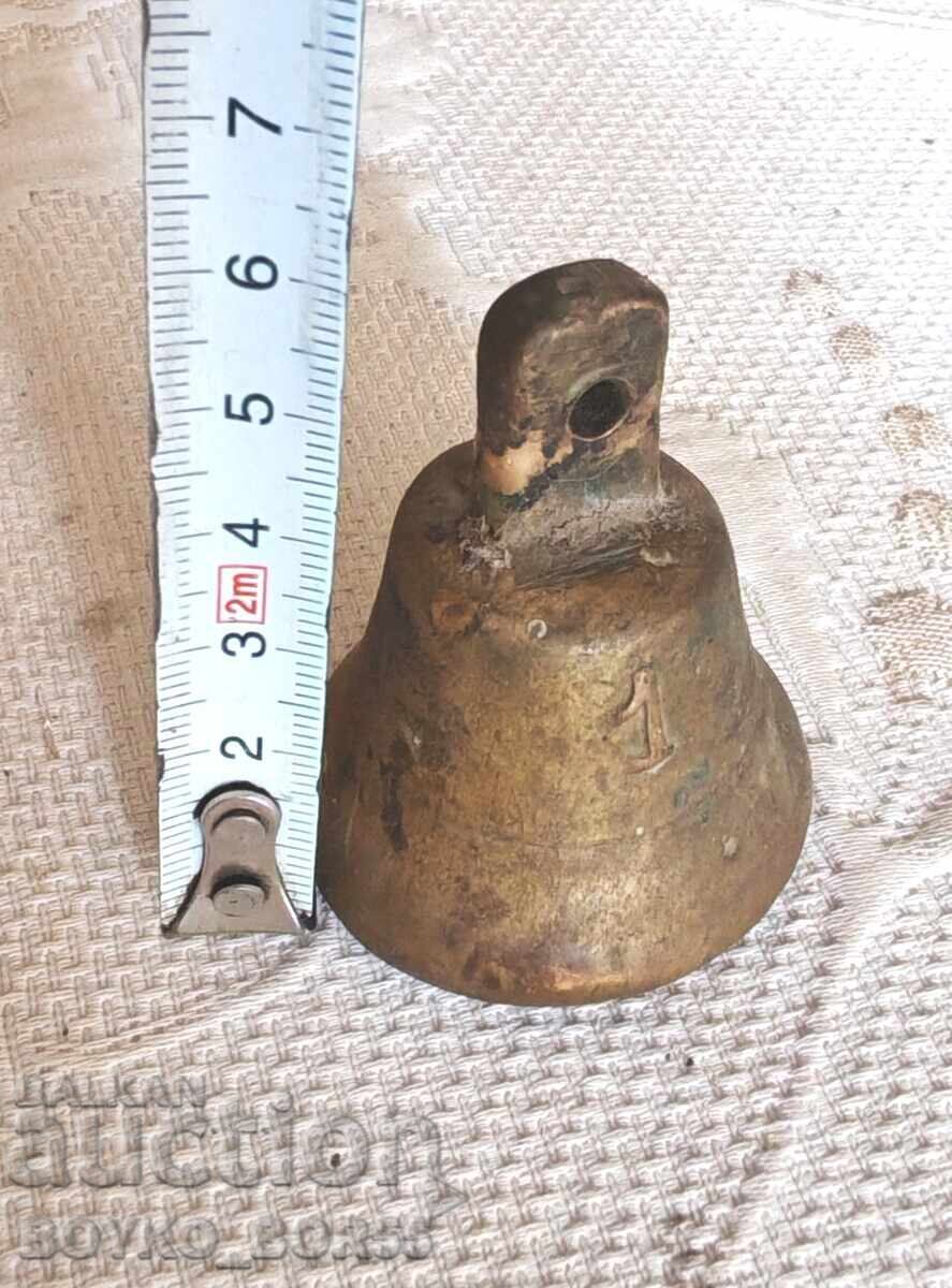 Аукцион Старинен Царски Бронзов ЗВЪНЕЦ,ЧАН , КАМБАНА Номер 1