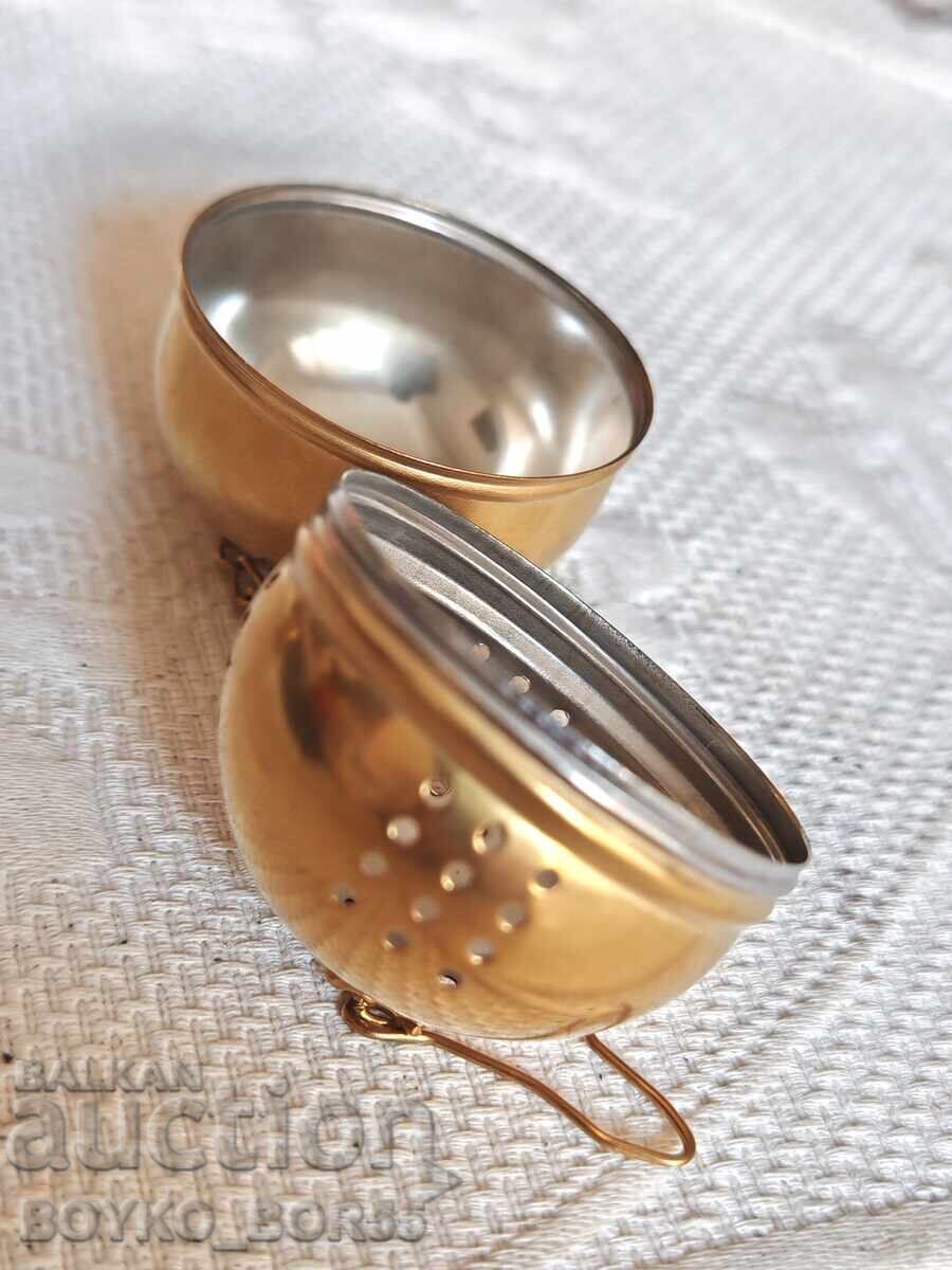 Delivery of Brand New Russian Soviet USSR Tea Strainer 1970s