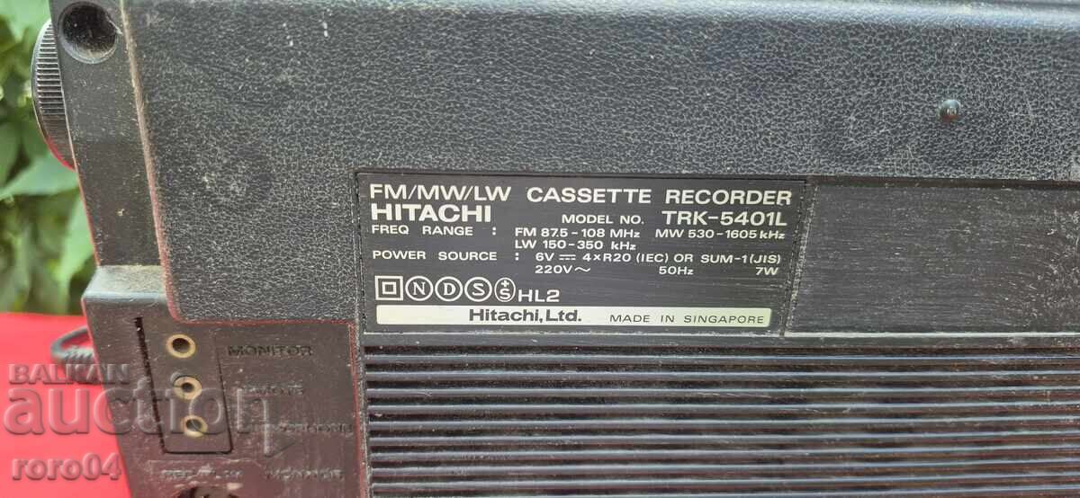 RADIO - CASETOFON - HITACHI - 5