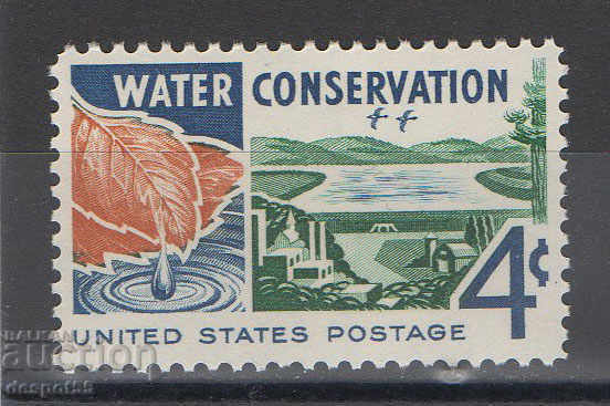 1960. USA. Saving water.