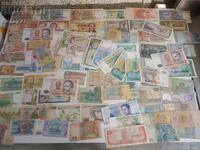 Mega lot Banknotes Over +100 pcs Personal collection