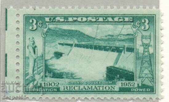 1952. USA. Grand Cooley Dam.
