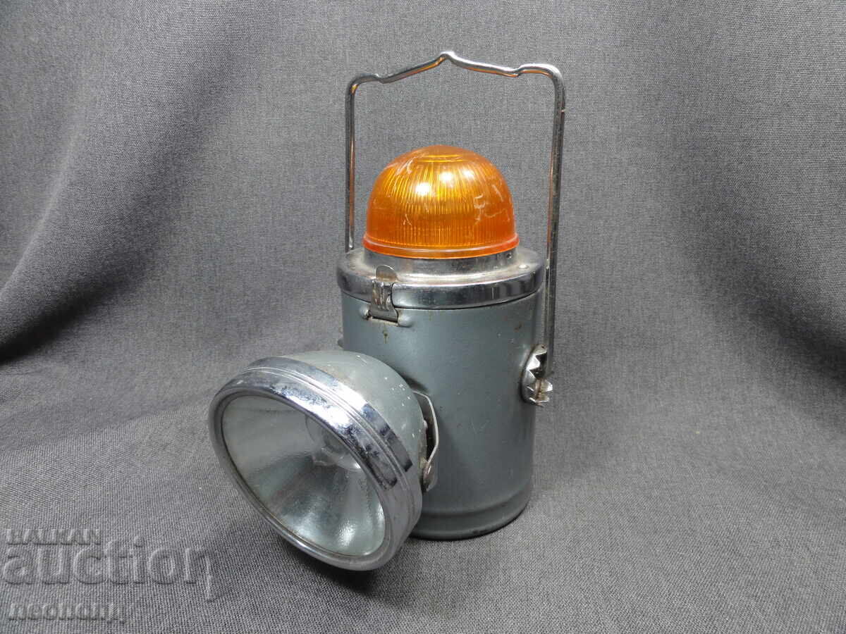 LANTERNĂ DE URGENȚĂ RETRO VINTAGE BZC STAR, LAMPĂ DE SEMNALIZARE GLOBE BRAND