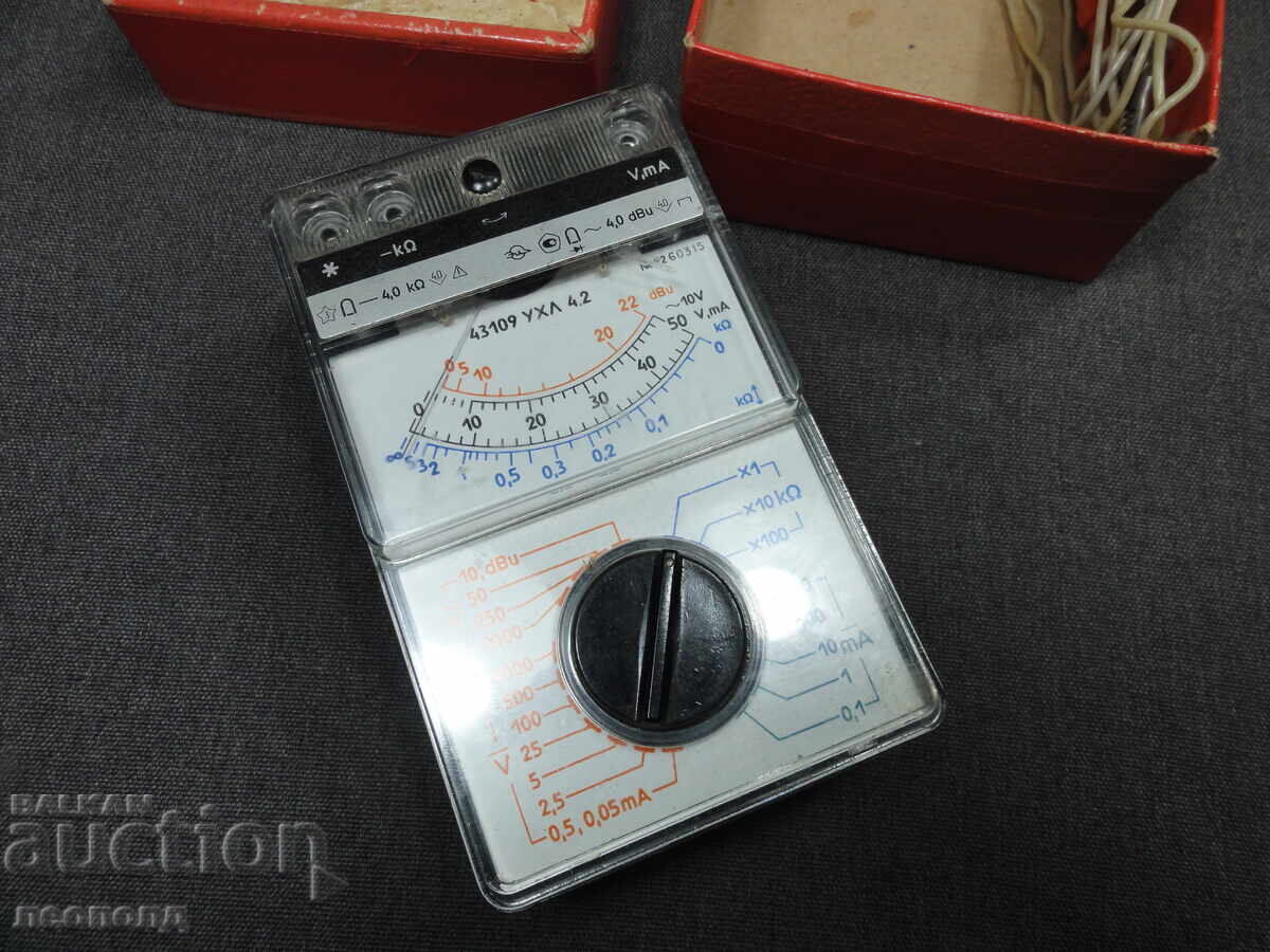 Livrarea BZC STAR RETRO SOC URSS APARAT DE MĂSURĂ MULTIMETRU 43109