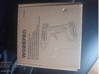 Πιστόλι σιλικόνης μπαταρίας Workpro 7.2V