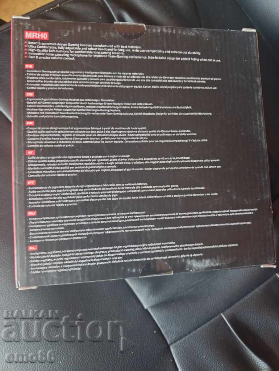 Licitație Căști cu fir Mars Gaming cu microfon
