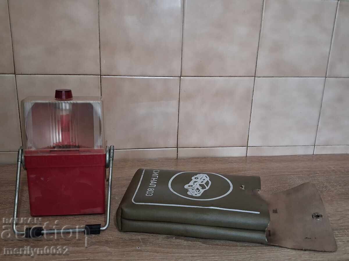 Vechi proiector auto rusesc lanternă SIGNAL-803 lampă URSS - 5