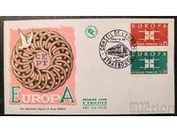 Plic prima zi (FDC) francez pentru seria de timbre „EUROPA”